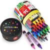 Arteza Kids Jumbo Crayons, Set of 36 Vivid Colors, Toddler Crayons from Wax