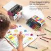Arteza Kids Toddler Crayons, Bulk 216 Count, 6 Packs of 36 Vivid Wax Colors, Regular Size(1 Count (Pack of 144))