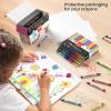 Arteza Kids Toddler Crayons, Bulk 216 Count, 6 Packs of 36 Vivid Wax Colors, Regular Size(1 Count (Pack of 216))