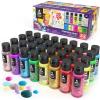 ARTEZA 16 Kids Tempera Paint Set, 13.5 oz/400 ml, Non-Toxic Washable Tempera Paint Bottles, Kids Art Supplies(Set of 32 Assorted)