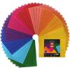 ARTEZA Craft Felt Sheets, 8.3 x 11.8 Inches, Set of 50, 5 Patterns, 10 Classic Colors, Stiff Non Woven Felt Fabric for Sewing and DIY Projects
