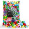 ARTEZA Pom-Poms, 900 Pieces, Assorted Colors and Sizes, Craft Supplies and Materials for Sewing Projects, and DIY Crafts(1 Pack)