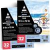 ARTEZA Watercolor Paper for Kids, 2 Pack, 30 Sheets Each, 9×12 Inches Water Pad, 135lb/200gsm, Glue Bound, Acid Free Kids Paper(64 Sheets)