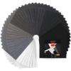 Arteza Craft Felt Sheets, Set of 50, 8.3 x 11.8 inches, 7 Neutral Tones, 21 Soft and 29 Stiff Non Woven Felt Fabric Squares, 1.5mm and 1.3mm Thick, Sewing Fabric for DIY Projects