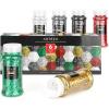 Arteza Fine Glitter Set, 6 x 2-oz Bottles, Ocean-Toned Glitter for Resin, Glue, Acrylic Paint, Arts and Crafts Supplies for Creating DIY Projects and Holiday Art(Jewel Tones)