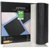 Arteza Glitter Paper, 24 Sheets, 12 x 12 Inches, Gold and Silver Scrapbook Paper, Arts and Crafts Supplies for Holiday Decor, Decoupage, and DIY Projects(White & Black)
