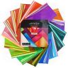 Arteza Holographic Self Adhesive Vinyl, 12×12 Inch, Set of 16, Multicolor Rainbow & Opal Craft Sheets, Easy to Cut & Weed, for Indoor & Outdoor Projects, Compatible with Most Craft Cutters(Multicolor)