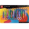 Arteza Kids Decorative Scissors, Set of 12, 5.5 Inches, Craft Scissors with Different Patterns, School Supplies for Teachers and Students