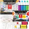 imageArteza Kids Dot Markers with Activity Book 6 Washable Bingo Daubers ampamp 50Page Book NonToxic Art Supplies for Toddlers and Preschool LearningColoring Fun