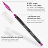 ARTEZA 12 Watercolor Pens for Artists, Landscape Tones Real Brush Pens, Blendable Watercolor Markers for Adults(Bright Colors)