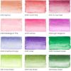 ARTEZA 12 Watercolor Pens for Artists, Landscape Tones Real Brush Pens, Blendable Watercolor Markers for Adults(Flower Colors)
