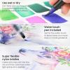 ARTEZA 12 Watercolor Pens for Artists, Landscape Tones Real Brush Pens, Blendable Watercolor Markers for Adults(Magic Colors)