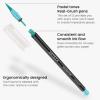 ARTEZA 12 Watercolor Pens for Artists, Landscape Tones Real Brush Pens, Blendable Watercolor Markers for Adults(Pastel Colors)