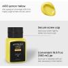 ARTEZA Acrylic Paint, A104 Yellow Ochre, 16.9 fl oz, 500ml Jar, Opaque, Quick-Drying, Acrylic Paints for Painting on Canvas, Paper, Wood(A100 Lemon Yellow)