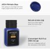 ARTEZA Acrylic Paint, A104 Yellow Ochre, 16.9 fl oz, 500ml Jar, Opaque, Quick-Drying, Acrylic Paints for Painting on Canvas, Paper, Wood(A504 Phthalo Blue)