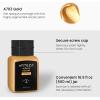 ARTEZA Acrylic Paint, A104 Yellow Ochre, 16.9 fl oz, 500ml Jar, Opaque, Quick-Drying, Acrylic Paints for Painting on Canvas, Paper, Wood(A703 Gold)