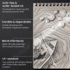ARTEZA Acrylic Paint Markers, Set of 20 Black & White Acrylic Paint Pens, Art Markers for Glass, Pottery, Ceramic, Plastic, Rocks, and Canvas(White)