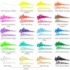 ARTEZA Acrylic Paint Markers, Set of 40 Acrylic Paint Pens in Assorted Colors, Art Markers for Glass, Pottery, Ceramic, Plastic, Rocks, and Canvas(Big barrel)