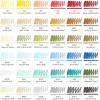 ARTEZA Art Alcohol Markers Set of 72 Colors, EverBlend Dual Tip Markers with Organizer Box, Fine and Broad Chisel Nib(Americana Tones)