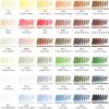ARTEZA Art Alcohol Markers Set of 72 Colors, EverBlend Dual Tip Markers with Organizer Box, Fine and Broad Chisel Nib(Architecture Tones)