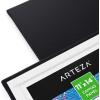 ARTEZA Black Canvas Boards for Painting, 11 x 14 Inches, Pack of 14, Blank Canvas Panels for Acrylic, Oil and Gouache Painting
