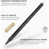 ARTEZA Black Inkonic Fineliners Pens, Set of 12, 0.4 mm Fine Tip Markers, Water-Based Art Pens for Drawing, Sketching, Journaling, Calligraphy(1 Count (Pack of 120))