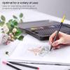 ARTEZA Black Inkonic Fineliners Pens, Set of 12, 0.4 mm Fine Tip Markers, Water-Based Art Pens for Drawing, Sketching, Journaling, Calligraphy(1 Count (Pack of 48))