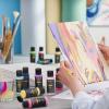 ARTEZA Canvas Boards for Painting, 5 x 7 Inches, Pack of 14, Blank White Small Canvas Panels for Acrylic, Oil and Gouache Painting(10″L x 8″W)