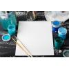 ARTEZA Canvas Boards for Painting, 5 x 7 Inches, Pack of 14, Blank White Small Canvas Panels for Acrylic, Oil and Gouache Painting(10″x10″)