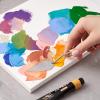 ARTEZA Disposable Palette Paper Pad, 9×12 Inch, Pack of 2, 80 Sheets, 54 lb, Glue-Bound, Bleed-Proof Paint Palette with Thumb Hole(9×12 Inch  Pack of 1)