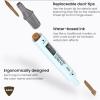 ARTEZA Dual Tip Brush Pens, 12 Vintage Tones, EverBlend Watercolor Calligraphy Markers, Nylon Brush and Medium Chisel Nib, Water-Based Ink(12 Earth Tones)