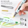 ARTEZA Dual Tip Brush Pens, 12 Vintage Tones, EverBlend Watercolor Calligraphy Markers, Nylon Brush and Medium Chisel Nib, Water-Based Ink(12 Earth Tones)
