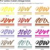 ARTEZA Dual Tip Brush Pens, 12 Vintage Tones, EverBlend Watercolor Calligraphy Markers, Nylon Brush and Medium Chisel Nib, Water-Based Ink(12 Vintage Tones)