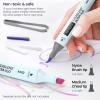 ARTEZA Dual Tip Brush Pens, 12 Vintage Tones, EverBlend Watercolor Calligraphy Markers, Nylon Brush and Medium Chisel Nib, Water-Based Ink(24 Bright and Neon Tones)