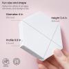 ARTEZA Hexagonal Stretched Canvas, 6 Inch Side, Pack of 9, Blank White Canvas Boards for Acrylic, Oil and Gouache Painting(2 inch)