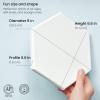 ARTEZA Hexagonal Stretched Canvas, 6 Inch Side, Pack of 9, Blank White Canvas Boards for Acrylic, Oil and Gouache Painting(4 inch)