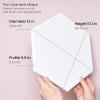 ARTEZA Hexagonal Stretched Canvas, 6 Inch Side, Pack of 9, Blank White Canvas Boards for Acrylic, Oil and Gouache Painting(6 inch)