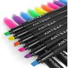 ARTEZA Highlighters Assorted Colors, Set of 60, Narrow Chisel Tip(Neon Colors)