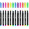 ARTEZA Highlighters Assorted Colors, Set of 60, Narrow Chisel Tip(Neon Colors)