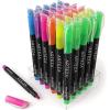 ARTEZA Highlighters Assorted Colors, Set of 60, Narrow Chisel Tip(Neon Colors)