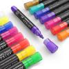 ARTEZA Liquid Chalk Markers, Set of 8, Metallic Colors, Erasable(Bright)
