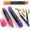 ARTEZA Liquid Chalk Markers, Set of 8, Metallic Colors, Erasable(Bright)