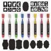 ARTEZA Liquid Chalk Markers, Set of 8, Metallic Colors, Erasable(Metallic)