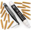 ARTEZA Liquid Chalk Markers, Set of 8, Metallic Colors, Erasable(White)