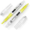 ARTEZA Liquid Highlighter Pens, Set of 30, Narrow Chisel Tip, 5 Assorted Colors(Yellow)