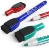 ARTEZA Magnetic Dry Erase Markers with Eraser, Bulk Pack of 60, Fine Tip, 4 Assorted Colors with Low-Odor Ink, Whiteboard Pens, School and Office Supplies(1 Count (Pack of 60))