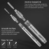 ARTEZA Mirror Chrome Marker Set, 3 Pack, 2.9mm, 5mm & 15mm Nibs, Hi-Gloss Silver Metallic Pens(1 Count (Pack of 6))