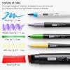ARTEZA Permanent Markers – Set of 80 with 61 Assorted Colors, Low-Odor Quick-Dry Paint Pens, Broad, Fine, and Brush Tip for Arts, Crafts & Labeling(Set of 80  60 Assorted Colors)