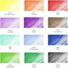 ARTEZA Permanent Markers, 40 Black Pens, Ultra-Fine Tip Paint Pens, Quick-Drying, Water Resistant, for Calligraphy and Note Taking, Office, Classroom(Set 24  12 Rainbow Colors)