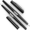ARTEZA Permanent Markers, 40 Black Pens, Ultra-Fine Tip Paint Pens, Quick-Drying, Water Resistant, for Calligraphy and Note Taking, Office, Classroom(Ultra-Fine Tip)